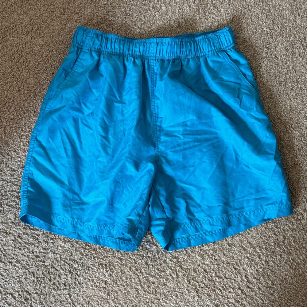 Faded Glory Bright Blue Swim Trunks